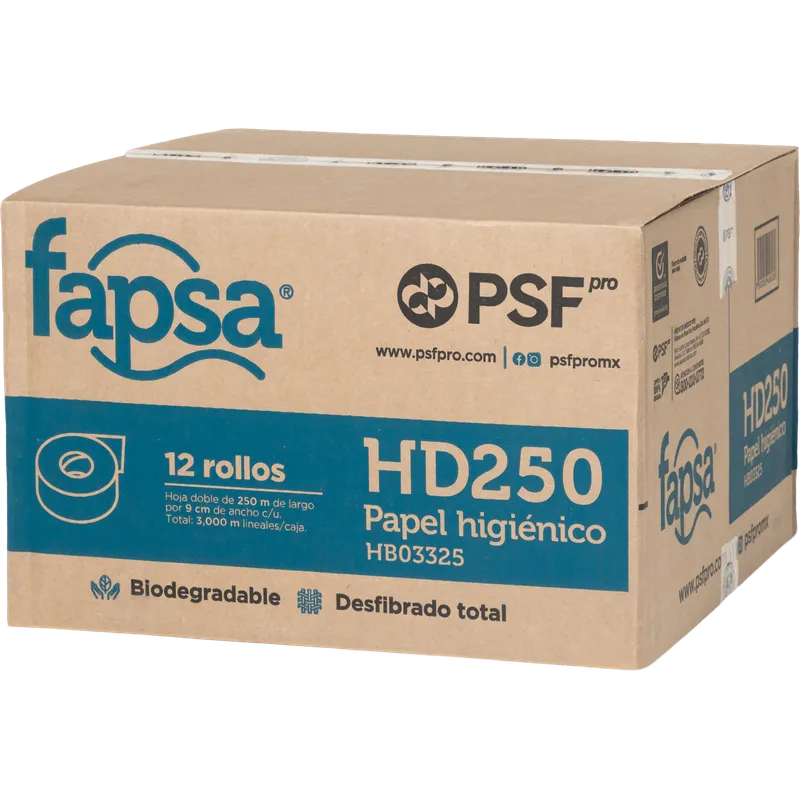 Fapsa HD250 Papel higiénico en bobina