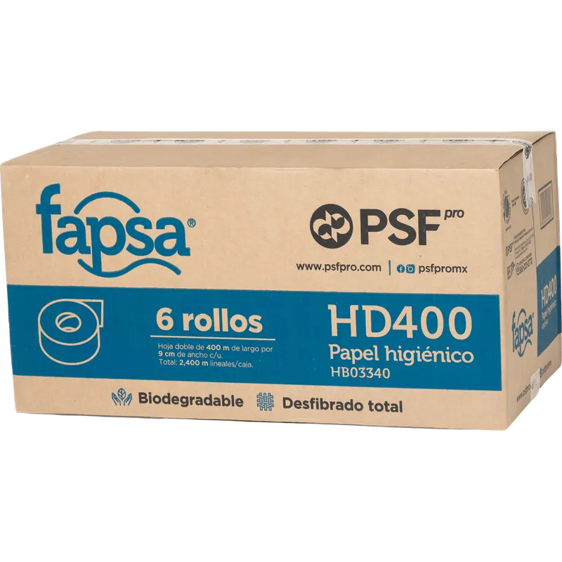 Fapsa HD400 Papel higiénico en bobina