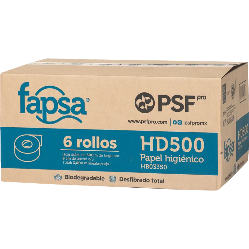 Fapsa HD500 Papel higiénico en bobina