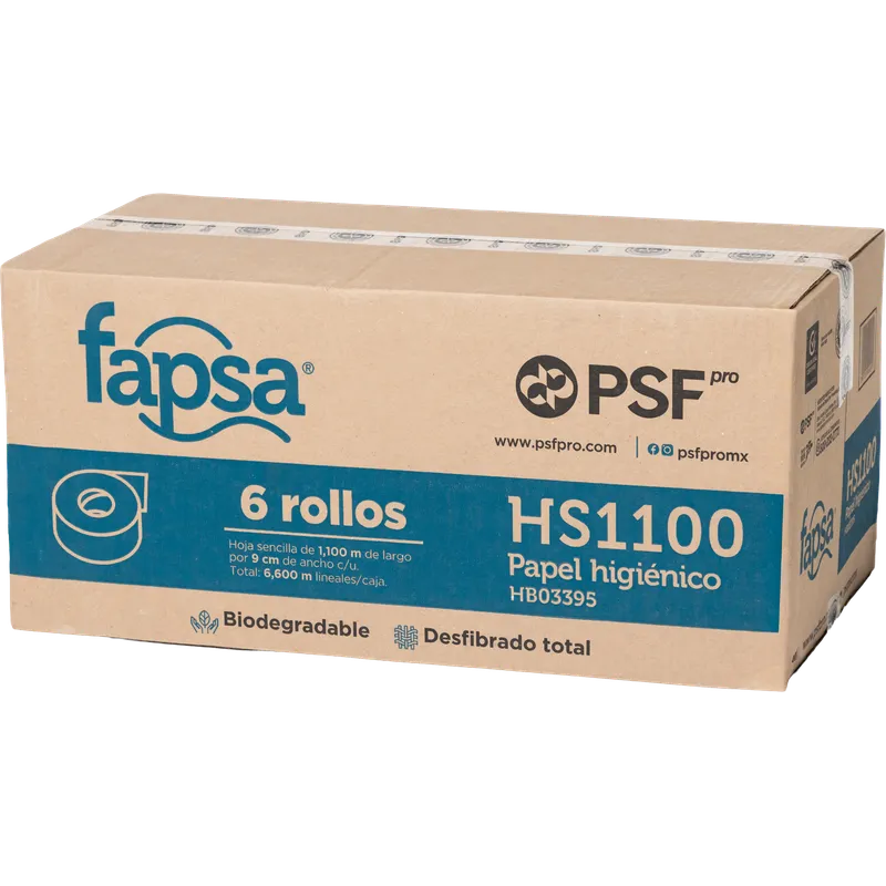 Fapsa HS1100 Papel higiénico en bobina