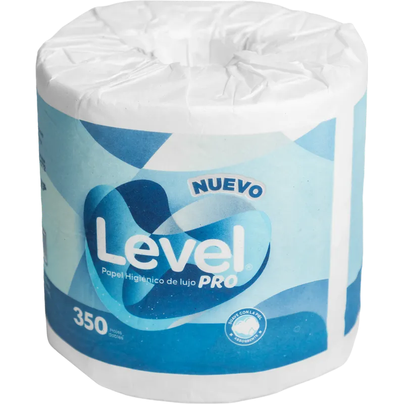 Papel Higiénico de Lujo Level Pro 350 HD