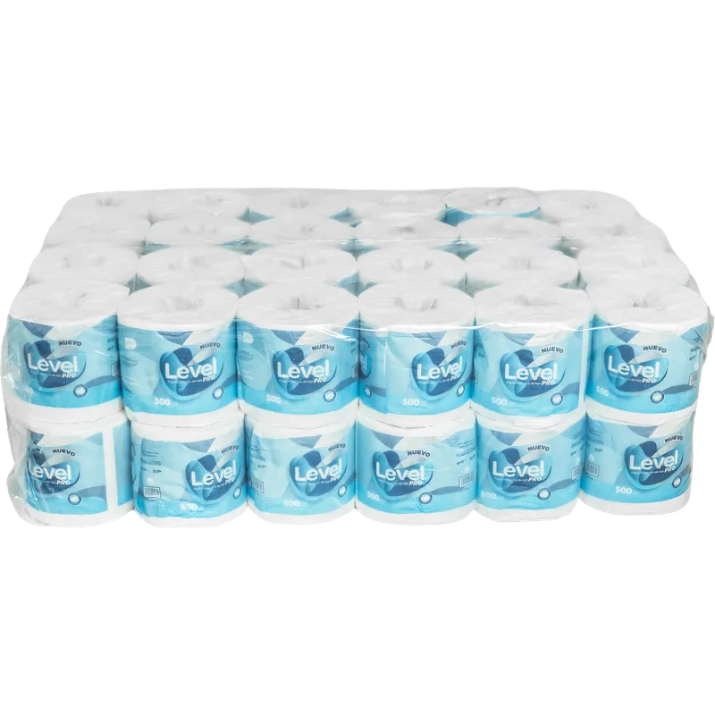 Papel Higiénico de Lujo Level Pro 500 HD