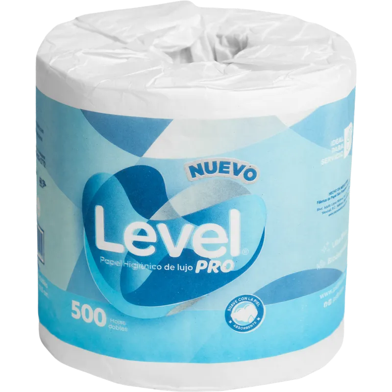 Papel Higiénico de Lujo Level Pro 500 HD