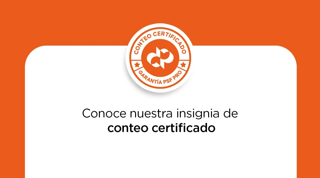 Conoce nuestra insignia de conteo certificado
